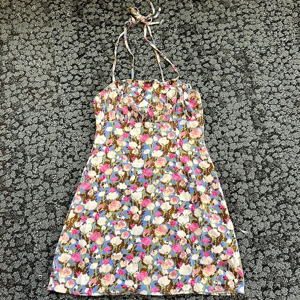 Mini floral dress